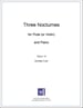 Three Nocturnes for Flute (or Violin) and Piano